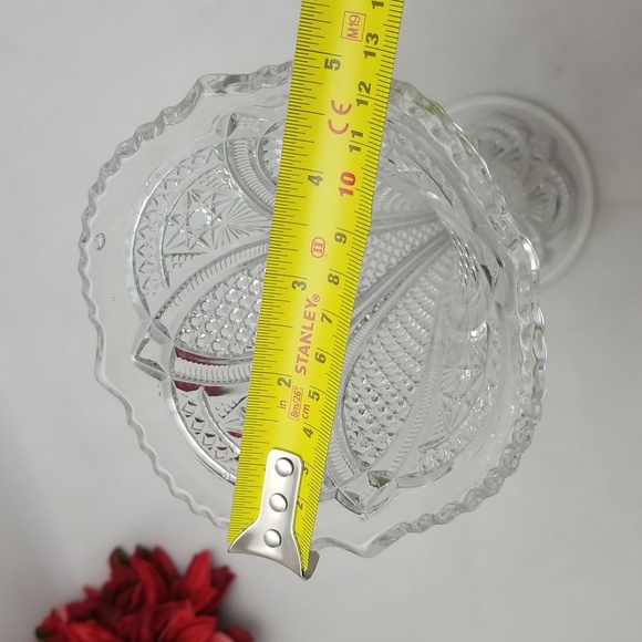 EAPG U.S. Glass Massachusetts Trumpet Vase - Picture 5 of 16